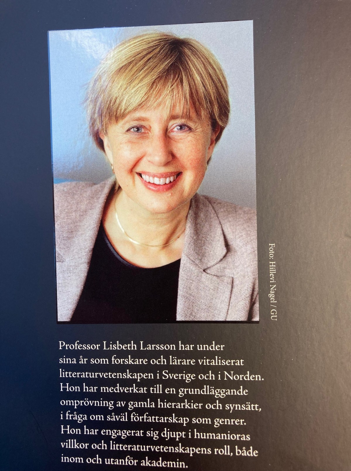 Min handledare, Lisbeth&nbsp;Larsson